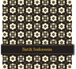Floral Indonesia Batik Pattern