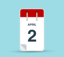 April 2 calendar icon