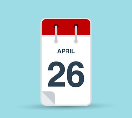 April 26 calendar icon