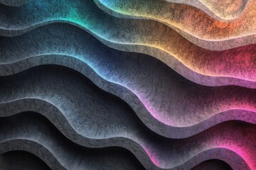  highresolution abstract multilayered digital artwork with neons