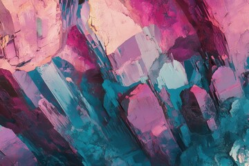 Vibrant  image of multilayered crystalline structures