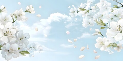 Fototapeta premium cherry blossom background