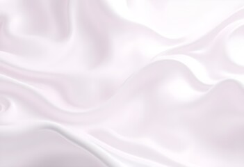 Obraz premium White Abstract Gradient Wavy Shape Futuristic Background, Wallpaper 3d rendering background, Growing Retro Wave Vector Background