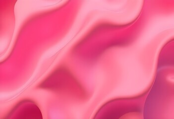 Fototapeta premium Pink Abstract Gradient Wavy Shape Futuristic Background, Wallpaper 3d rendering background, Growing Retro Wave Vector Background