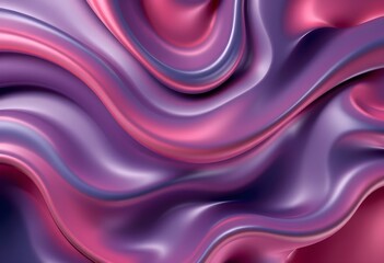 Obraz premium Abstract Gradient Wavy Shape Futuristic Background, Wallpaper 3d rendering background, Growing Retro Wave Vector Background