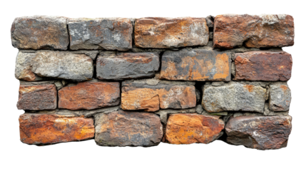 Rustic Stone Wall Texture: A close-up shot reveals the rich textures and colors of a rustic stone wall, showcasing a blend of gray, brown, and reddish-brown hues in varying shapes and sizes.