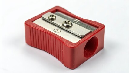 Red Plastic Pencil Sharpener
