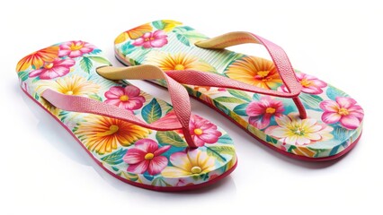 Floral Flip-Flops