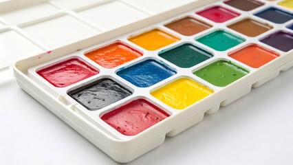 Naklejka premium Watercolor Paint Palette