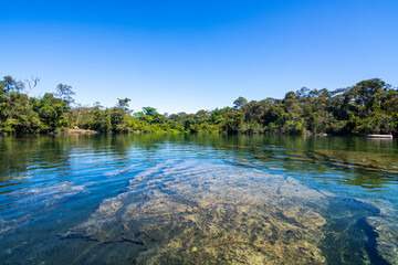 View of Lagoa do Japonês (Japanese Lagoon) at Jalapão State Park - Tocantins, Brazil	
