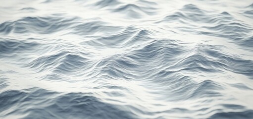 Obraz premium Creating a serene landscape with a white wavy surface, offering a calming backdrop. Featuring smooth, elegant lines and a minimal design, perfect for various artistic applications