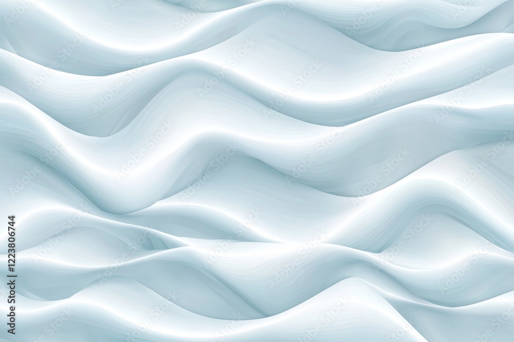 Poster soft light blue waves background creating a smooth and elegant texture, perfect for various design p