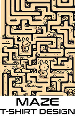 Maze Vector Logo Design