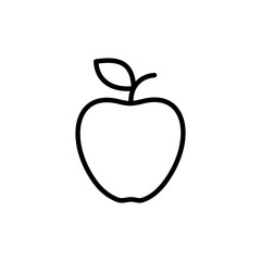 Apple icon logo design. Apple sign and symbols for web design.
