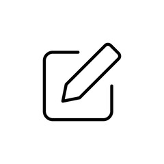 Edit icon logo design. edit document sign and symbol. edit text icon. pencil. sign up