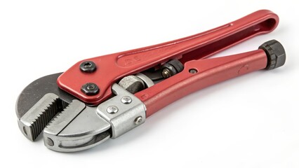 Red and Silver Bolt Cutter Tool