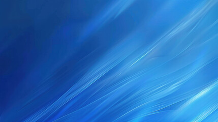 Vibrant blue abstract background with flowing lines and smooth gradients, creating sense of calm and tranquility. Ideal for digital designs and wallpapers