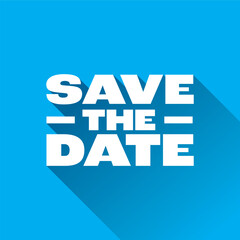 Save the Date invitation lettering