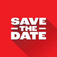 Save the Date invitation lettering