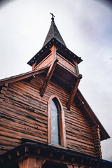 invierno en la iglesia
