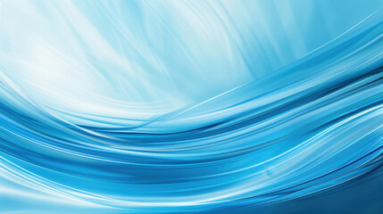 Fototapeta premium Soft blue waves create serene and calming background, perfect for various design projects. smooth gradients evoke sense of tranquility and fluidity