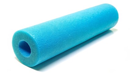 Obraz premium Light-blue cylindrical object with central hole