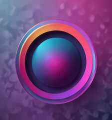 Obraz premium Geometric shape background with rotating circle motion and gradient effect in a modern abstract style , background, modern, design