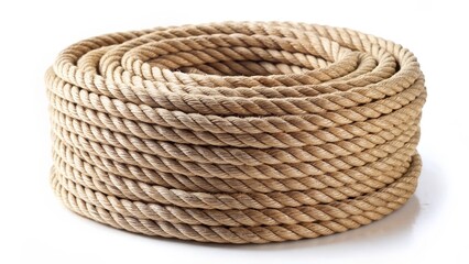 Obraz premium Coiled Natural Fiber Rope