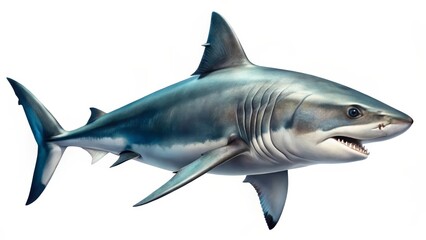 Fototapeta premium Great White Shark Profile