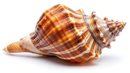 Obraz premium Seashell, Spiral Shell, Brown Shell