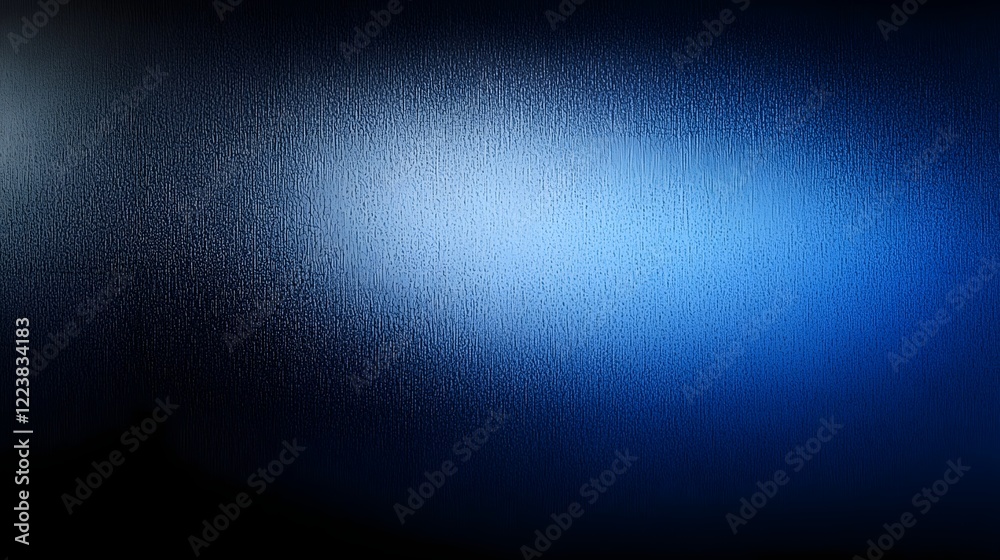 Poster Smooth and Seamless Gradient Transition from Deep Blue to Pitch Black Tones with a Subtle Grainy Noise Texture Creating a Captivating and Atmospheric Background Perfect for Minimalist Futuristic