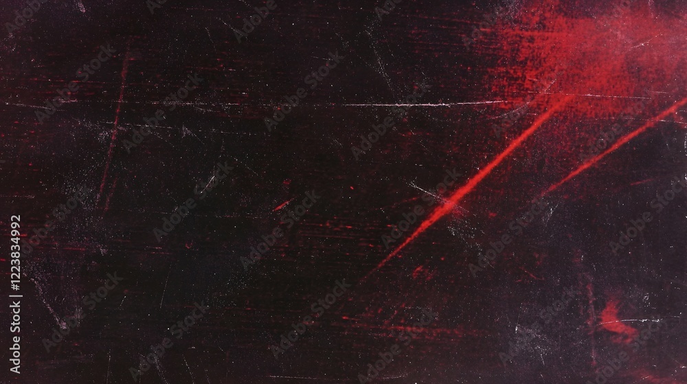 Fototapete vintage optical flare grunge texture with retro red toned abstract bokeh and light leak effect this 