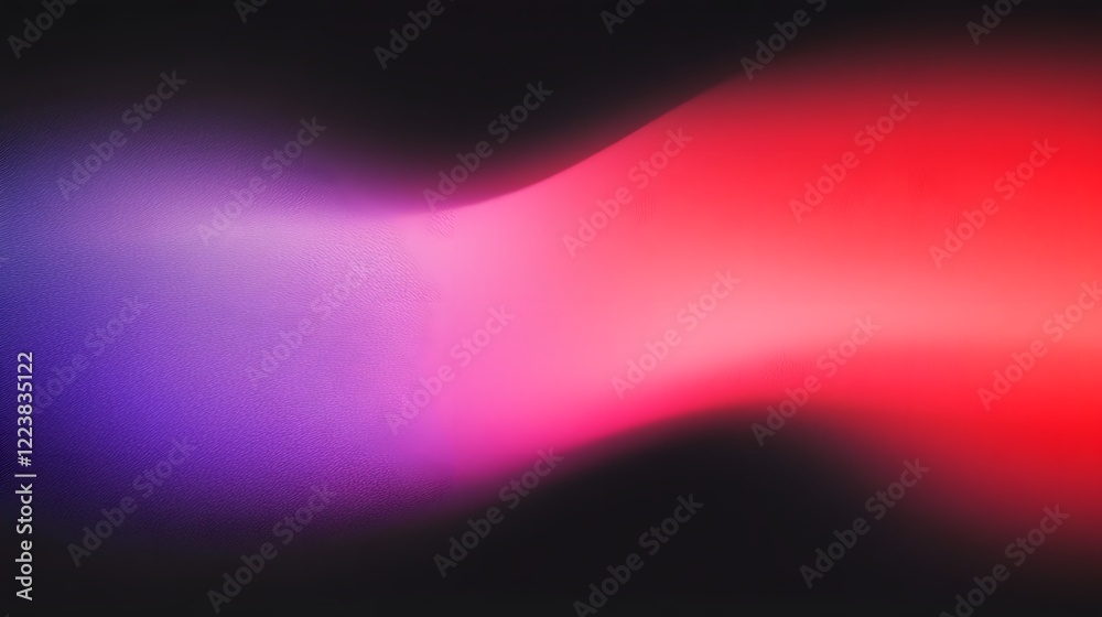 Poster Captivating abstract background featuring a smooth and seamless gradient flow between dark magenta red blue and purple hues complemented by a subtle grainy texture that adds depth and visual interest
