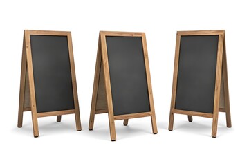 Rustic A-Frame Chalkboard Set: Perfect for Menus, Events, and Announcements