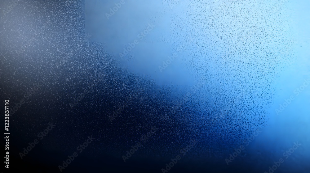 Poster Mesmerizing Blend of Blue and Black Hues with Grainy Noise Overlay Creating a Soft Seamless and Atmospheric Visual Effect for Contemplative Designs