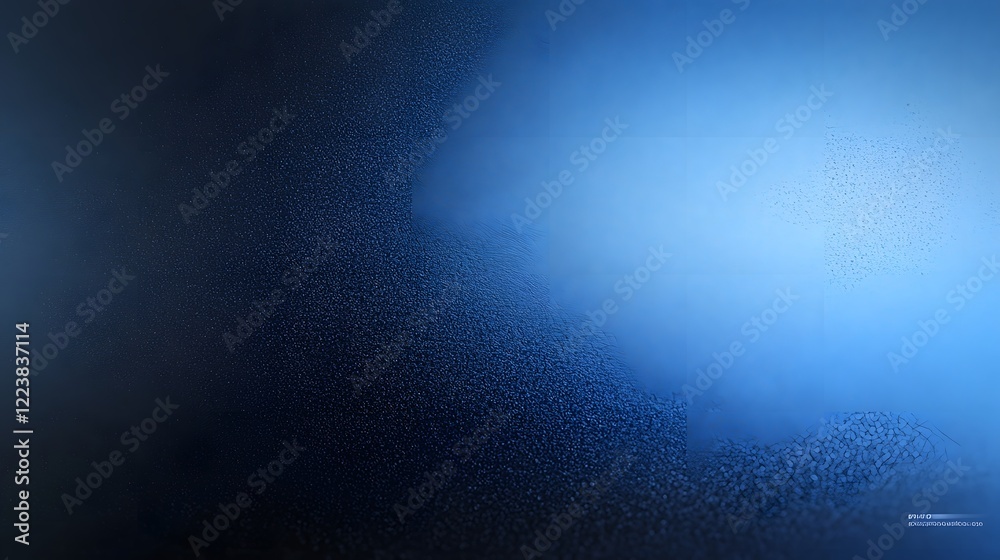 Fototapete Mesmerizing smooth gradient transition from deep blue to black with a subtle grainy noise texture creating a modern and sophisticated abstract background perfect for digital art web design