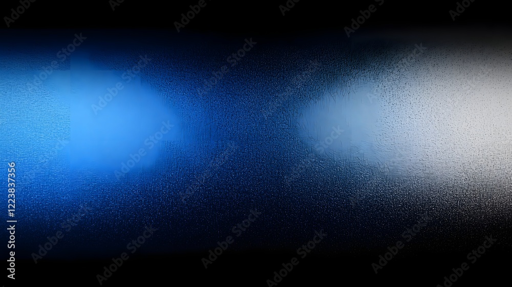 Fototapete Mesmerizing digital gradient transitioning from a deep captivating blue to a sleek sophisticated black enhanced with a gentle noise texture for added visual depth and interest  This modern