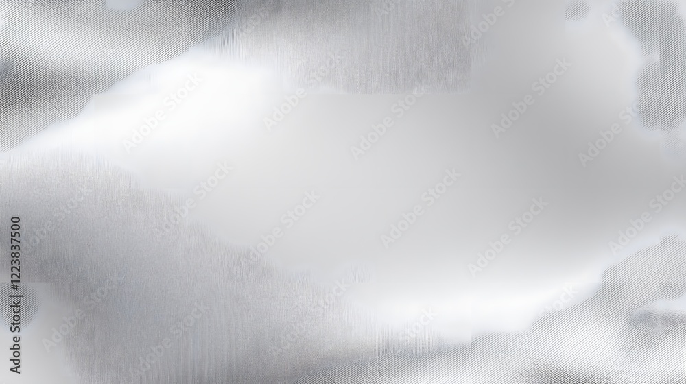 Poster Elegant and Sophisticated Metallic Silver Abstract Background with a Subtle Grainy Texture and Soft Reflective Lighting