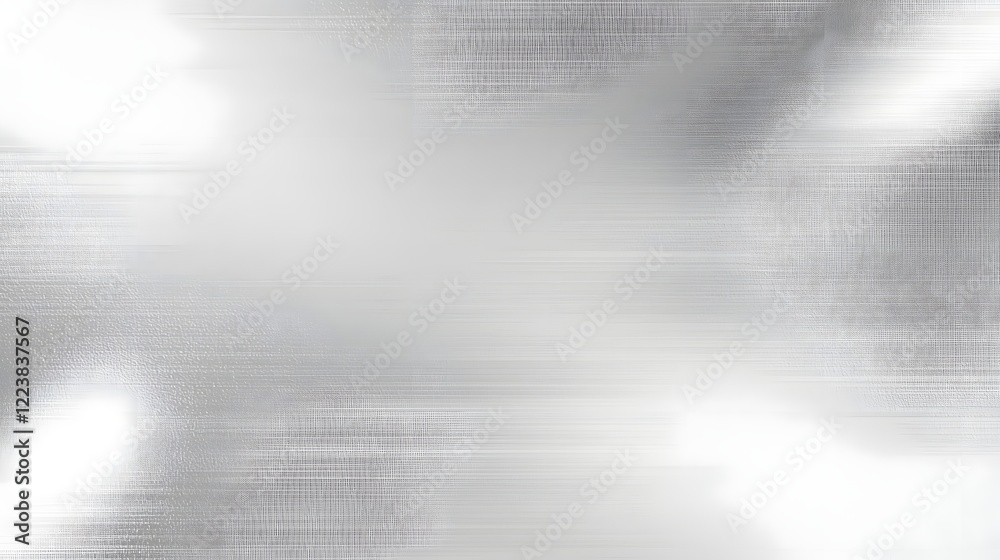 Poster Elegant and Sophisticated Silver Gradient Abstract Background with a Gentle Grainy Texture and Captivating Reflective Light Elements Creating a Serene and Minimalist Digital Design