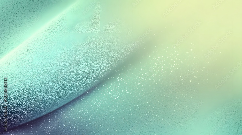Leinwandbilder Mesmerizing Turquoise and Green Gradient with Dreamy Light Leaks and Grainy Textures   An Elegant Soothing and Captivating Abstract Background Ideal for Branding Presentations and Creative Designs