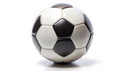 Obraz premium Soccer Ball on White Background