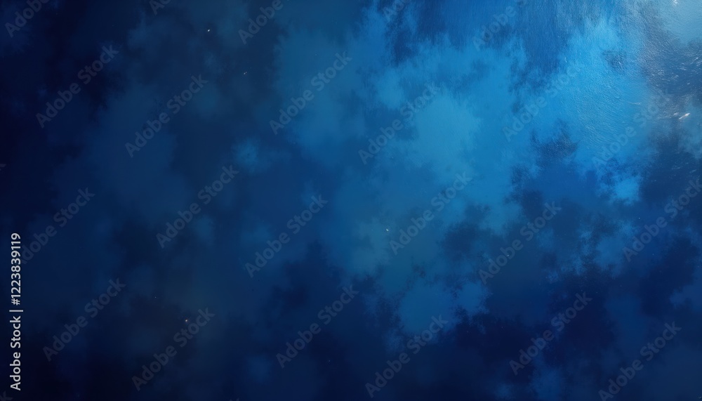 Poster abstract deep blue water texture. seamless pattern like water surface. modern design. suitable for b