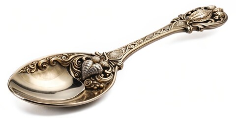 Ornate Silver Spoon