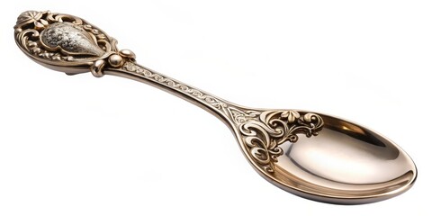 Ornate Silver Spoon