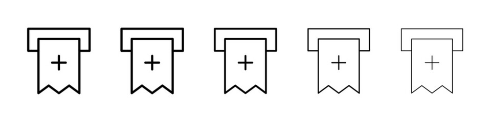 Add print icon Vector logo sign