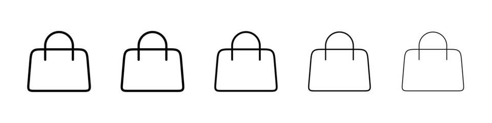 Bag icon Vector logo sign