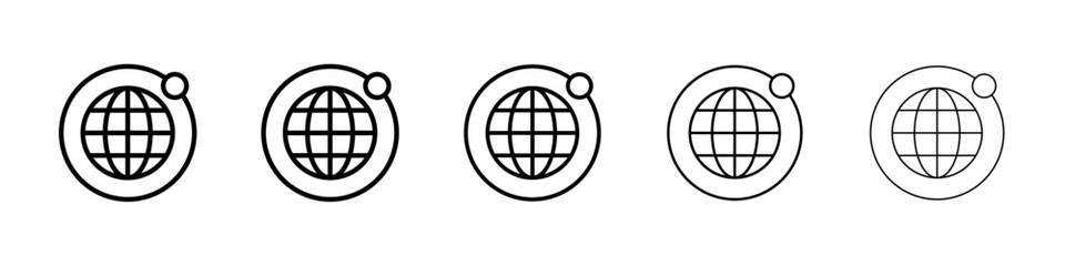 Browser icon Vector logo sign