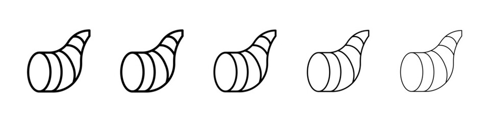 cornucopia icon Vector logo sign