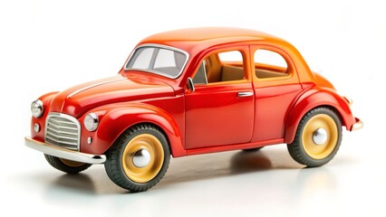 Red Classic Toy Car Model