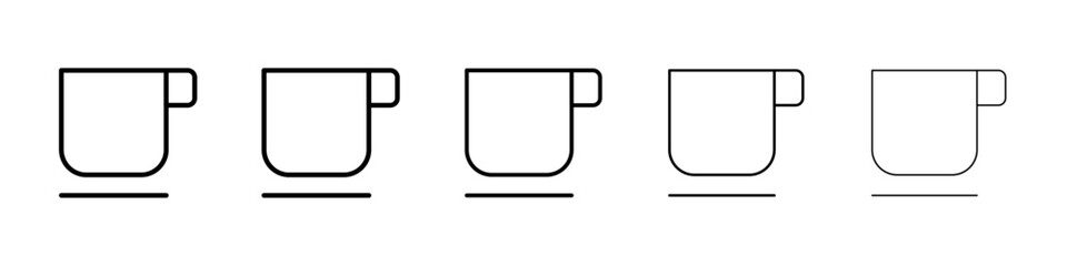 Naklejka premium Cup icon Vector logo sign